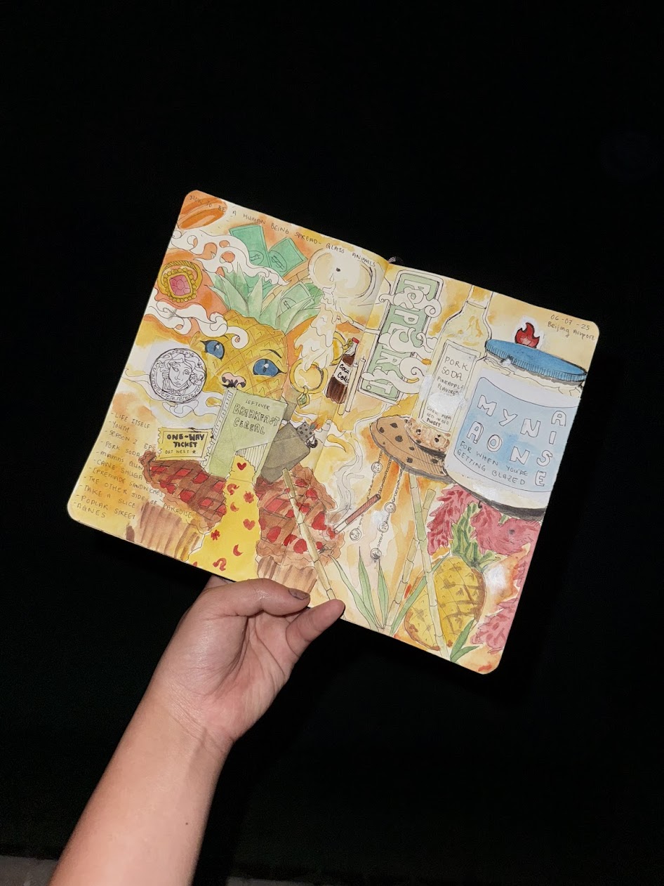 Sketchbook spread